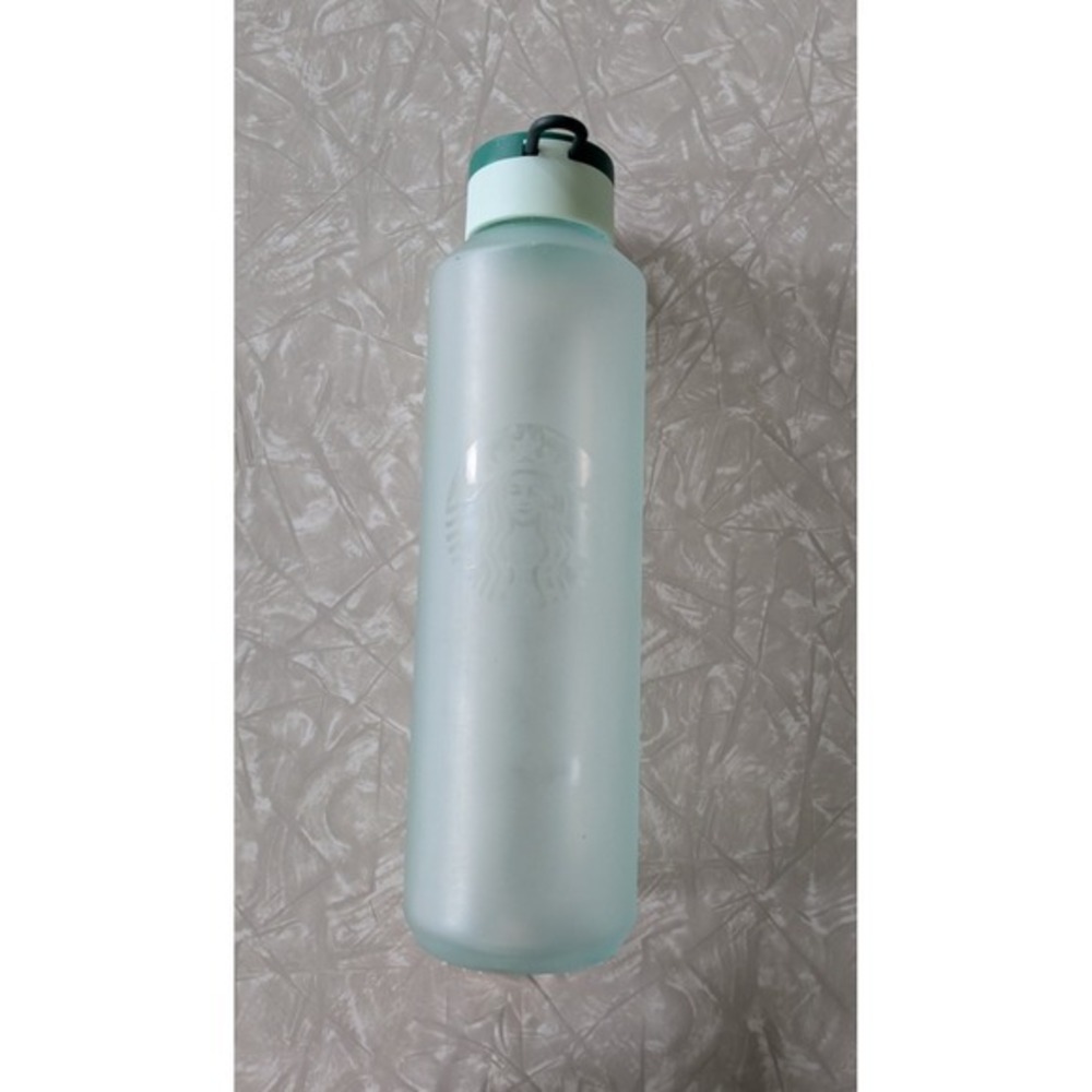 Starbucks Frosted Mint Green Titan Siren Soft Touch 24oz Water Bottle 2023